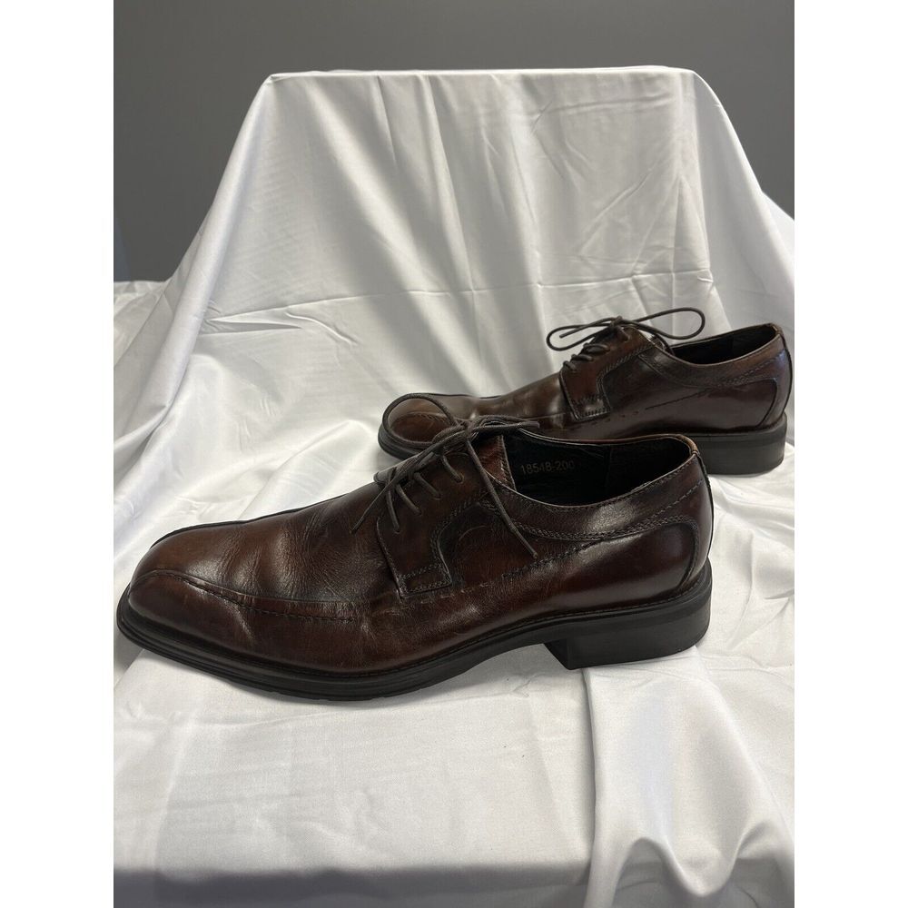Cole Haan Leather Bicycle Toe Oxford Dress Shoes Brown Leather Mens 11 D